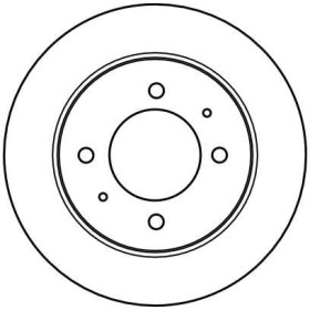 TRW Brzdový kotouč plný Ø258mm DF4122_thumb2