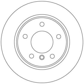 TRW Brzdový kotouč plný Ø280mm DF4448_thumb2