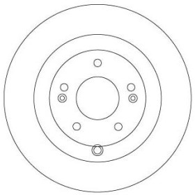 TRW Brzdový kotouč plný Ø302mm DF6690_thumb2