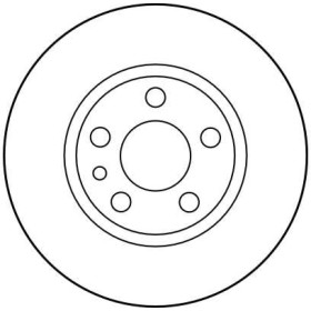 TRW Brzdový kotouč větraný Ø257mm DF2754_thumb2