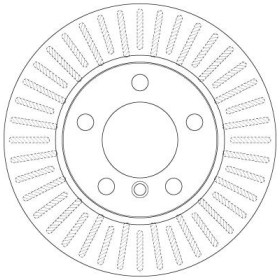 TRW Brzdový kotouč větraný Ø284mm DF6255_thumb2