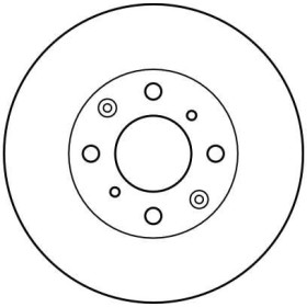 TRW Brzdový kotouč větraný Ø240mm DF4152_thumb2