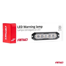 AMIO Výstražné osvětlení oranžové 6x3W LED R65 R10 12/24V IP6K9K AMIO-03930_thumb4