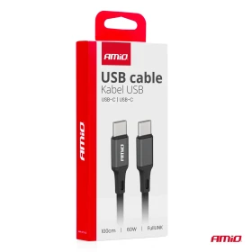 AMiO Kabel 'USB-C na USB-C 60W 100cm FullLINK_thumb5