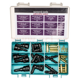 opravná sada palivového vedení - rychlospojky, adaptéry, vložky (34 ks) NORMA - výroba Německo_thumb2