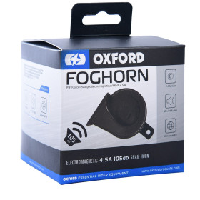 Klakson Foghorn 12V, více než 105dB, OXFORD (černý)_thumb4