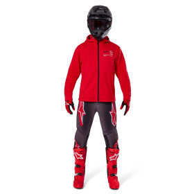 mikina RACER MX FLEECE, ALPINESTARS (červená, vel. L)_thumb3