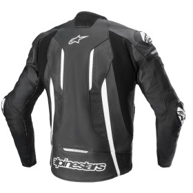 bunda FUSION, ALPINESTARS (černá/bílá/metalická šedá, vel. 56)_thumb2