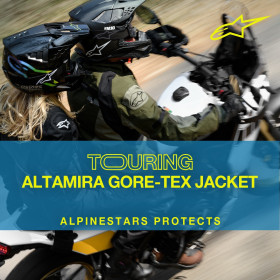 bunda ALTAMIRA GORE-TEX, ALPINESTARS (černá/světle červená, vel. 2XL)_thumb3