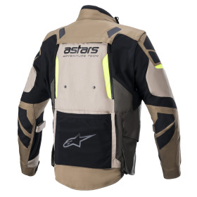 bunda HALO DRYSTAR, ALPINESTARS (khaki/béžová/žlutá fluo, vel. XL)_thumb2