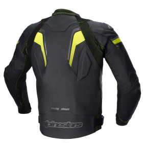 bunda GP PLUS R RIDEKNIT, kompatibilní s TECH-AIR 5, ALPINESTARS (černá/žlutá fluo, vel. 56)_thumb2