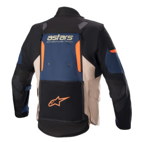 bunda HALO DRYSTAR, ALPINESTARS (tmavě modrá/khaki/oranžová/černá, vel. 3XL)_thumb2