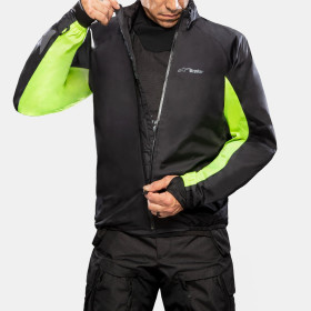 bunda HALO DRYSTAR, ALPINESTARS (tmavě modrá/khaki/oranžová/černá, vel. 3XL)_thumb4