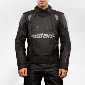 bunda HALO DRYSTAR, ALPINESTARS (tmavě modrá/khaki/oranžová/černá, vel. 3XL)_thumb3