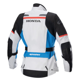 bunda STELLA ANDES DRYSTAR HONDA kolekce, TECH-AIR 5 kompatibilní, ALPINESTARS (světle šedá/černá/modrá/červená, vel. M)_thumb2