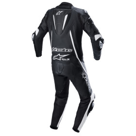 jednodílná kombinéza FUSION, TECH-AIR kompatibilní, ALPINESTARS (černá/bílá, vel. 54)_thumb2