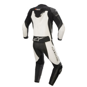 dvoudílná kombinéza GP FORCE, TECH-AIR 5 kompatibilní, ALPINESTARS (černá/bílá, vel. 52)_thumb2