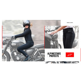 PRODLOUŽENÉ legíny BANSHEE, ALPINESTARS, dámské (černé, vel. XL)_thumb4