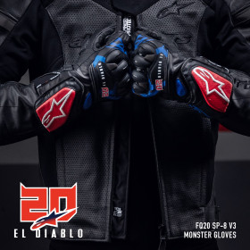 rukavice SP-8 3 MONSTER FQ20 kolekce, ALPINESTARS (černá/červená/modrá/bílá, vel. L)_thumb4