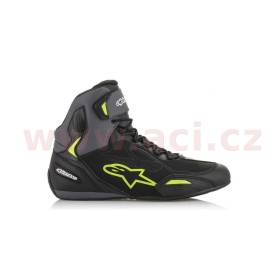 boty FASTER-3 DRYSTAR, ALPINESTARS (černé/šedé/žlutá fluo, vel. 38,5)_thumb2