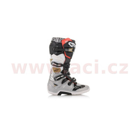 boty TECH 7, ALPINESTARS (černá/stříbrná/bílá/zlatá, vel. 45,5)_thumb2