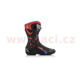 boty S-MX 6 HONDA kolekce, ALPINESTARS (černá/červená/modrá/bílá, vel. 45)_thumb2