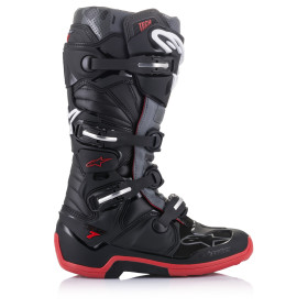 boty TECH 7, ALPINESTARS (černá/šedá/červená, vel. 42)_thumb2