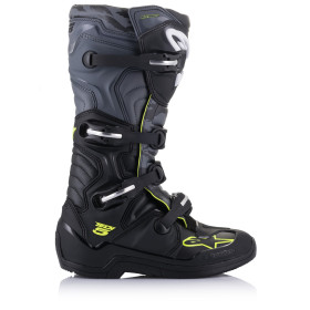 boty TECH 5, ALPINESTARS (černá/šedá/žlutá fluo, vel. 45,5)_thumb2