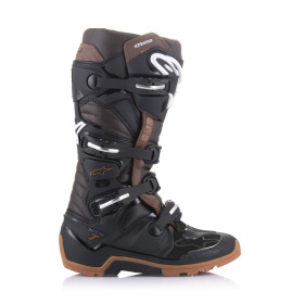 boty TECH 7 ENDURO, ALPINESTARS (černá/tmavě hnědá, vel. 45,5)_thumb2