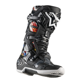 boty TECH 10 limitovaná edice RENEN, ALPINESTARS (černá/šedá/bílá/multicolor, vel. 42)_thumb3