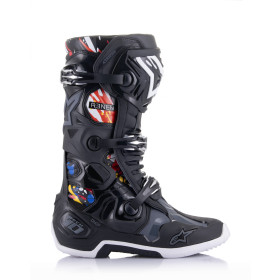 boty TECH 10 limitovaná edice RENEN, ALPINESTARS (černá/šedá/bílá/multicolor, vel. 42)_thumb4