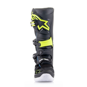 boty TECH 7, ALPINESTARS (černá/bílá/žlutá fluo/tmavě modrá, vel. 39)_thumb3