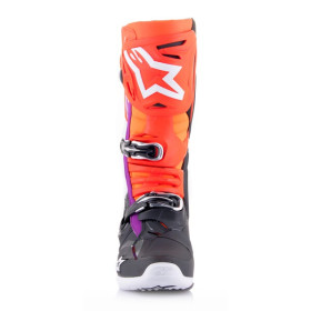 boty TECH 10, ALPINESTARS (oranžová/žlutá/fialová/bílá/černá, vel. 47)_thumb3