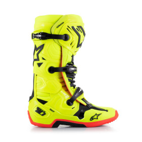 boty TECH 10, ALPINESTARS (žlutá fluo/černá/červená fluo, vel. 40,5)_thumb2