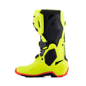 boty TECH 10, ALPINESTARS (žlutá fluo/černá/červená fluo, vel. 40,5)_thumb3