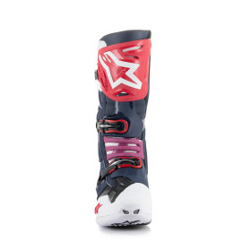 boty TECH 10 SUPERVENTED, ALPINESTARS, perforované (tmavě modrá/bílá/červená/fialová, vel. 42)_thumb3