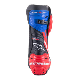 boty SUPERTECH R HONDA kolekce, ALPINESTARS (černá/červená fluo/modrá/bílá, vel. 40)_thumb4