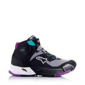 boty STELLA CR-X DRYSTAR, ALPINESTARS, dámské (černá/šedá/fialová/tyrkysová, vel. 39)_thumb2