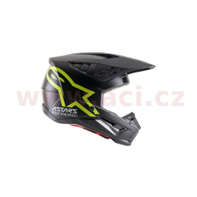 přilba S-M5 COMPASS HELMET ECE, ALPINESTARS (matná černá/žlutá fluo, vel. L)_thumb4