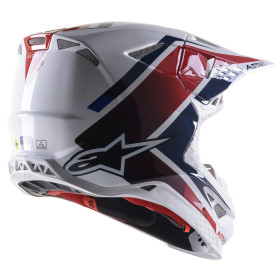 přilba SUPERTECH S-M10 CARBON META2, ALPINESTARS (bílá/červená/modrá lesklá, vel. XL)_thumb2