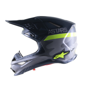 přilba SUPERTECH S-M10 limitovaná edice AMS, ALPINESTARS (šedá/bílá/žlutá fluo/černá, vel. XL)_thumb2