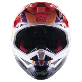 přilba SUPERTECH S-M10 edice TROY LEE DESIGNS, ALPINESTARS (oranžová/žlutá/fialová/bílá/černá, vel. M)_thumb3