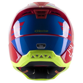 přilba S-M5 ACTION, ALPINESTARS (červená/žlutá fluo/bílá/modrá, vel. XL)_thumb4