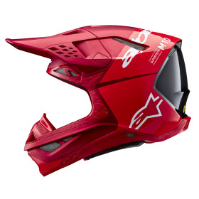 přilba SUPERTECH S-M10 FLOOD, ALPINESTARS (červená fluo/matná červená, vel. S)_thumb2