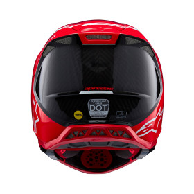 přilba SUPERTECH S-M10 FLOOD, ALPINESTARS (červená fluo/matná červená, vel. S)_thumb3