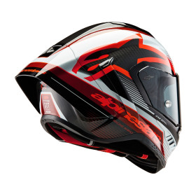 přilba SUPERTECH R10 TEAM, ALPINESTARS (karbon/červená/bílá, vel. M)_thumb4