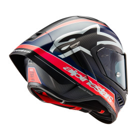 přilba SUPERTECH R10 TEAM, ALPINESTARS (matný karbón/červená fluo/modrá/bílá, vel. S)_thumb4