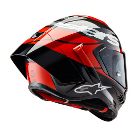 Helma SUPERTECH R10 ELEMENT, ALPINESTARS (karbon/červená fluo/bílá, vel. 2XL)_thumb4