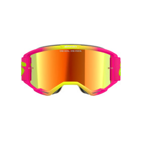 brýle VISION 5 WORDMARK, ALPINESTARS (růžová/žlutá fluo, zrcadlové červené plexi) 2025_thumb2