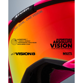 brýle VISION 8 CORP, ALPINESTARS (bílá, zrcadlové stříbrné plexi) 2025_thumb4